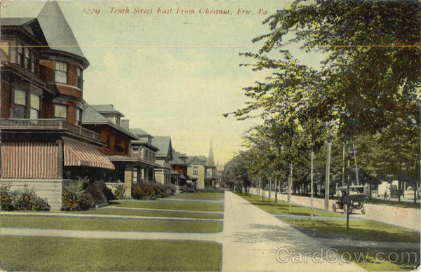 Tenth Street East from Chestnut Erie Pennsylvania