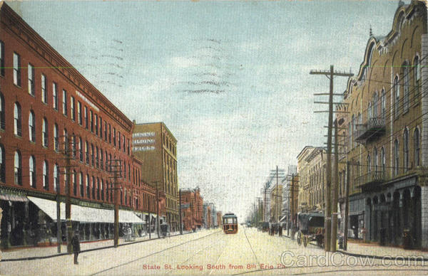 State St. Looking South frin 8th Erie Pennsylvania