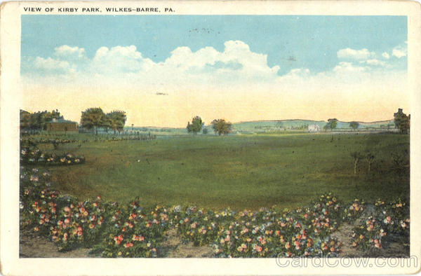 View of Kirby Park Wilkes-Barre Pennsylvania