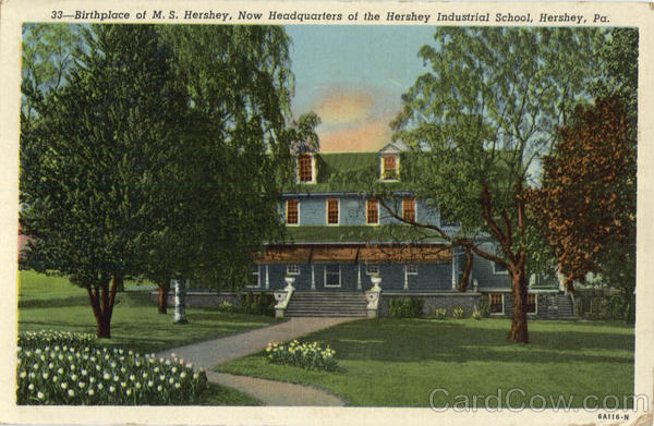 Birthplace of M. S. Hershey Pennsylvania