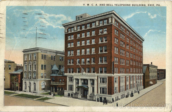 Y. M. C. A and Bell Telephone Building Erie Pennsylvania