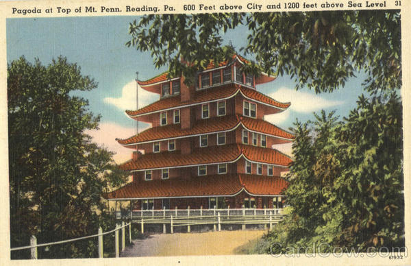 Pagoda Top of Mt. Penn Reading Pennsylvania