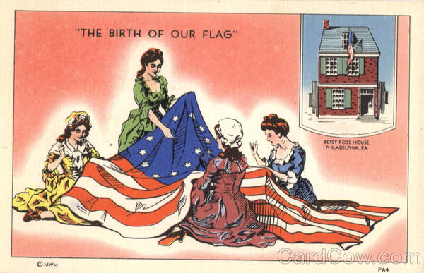 The Birth of our Flag, Betsy Ross House Philadelphia Pennsylvania