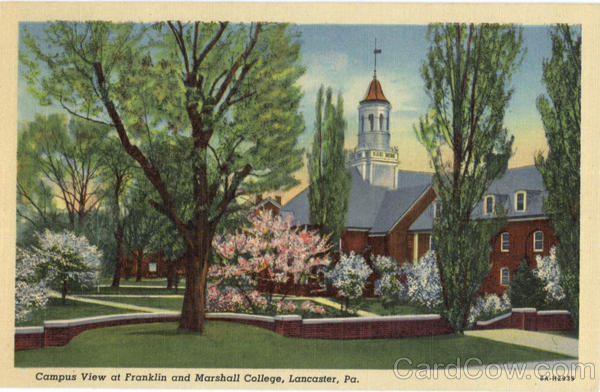 Campus View of Franklin and Marshall College Lancaster Pennsylvania