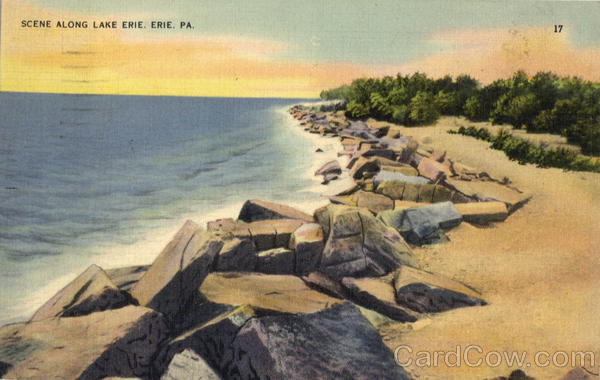 Scene Along Lake Erie Pennsylvania