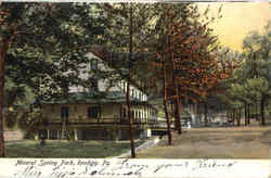 Mineral Spring Park Postcard