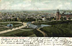 City From Boulevard Postcard