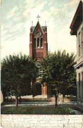 St. Anthony's Roman Catholic Church Lancaster, PA Postcard Postcard