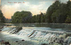 Wiest's Dam York, PA Postcard Postcard