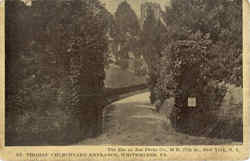 Thomas Churchyard Entrance Postcard
