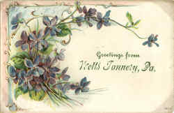 Greetings from Wells Tannery Postcard