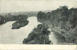 Scence on French Creek Postcard