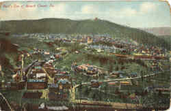 Bird's Eye of Mauch Chunk Jim Thorpe, PA Postcard Postcard