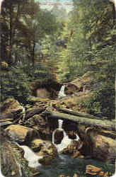 Crystal Cascade Glen Onoko, PA Postcard Postcard