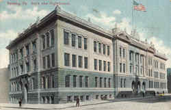 Boy's new High School Postcard