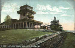 Mt. Penn Tower and Hotel Postcard