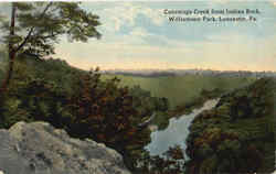 Conestoga Creek from Indian Rock, Williamson Park Postcard