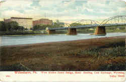 West Market Street Bridge Wilkes-Barre, PA Postcard Postcard