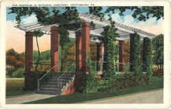 The Rostrum in Nation Cemetery Gettysburg, PA Postcard Postcard