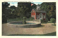 State House and Fountain, Farquhar Park York, PA Postcard Postcard