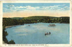 Bird's Eye View of Bear Creek Lake Postcard