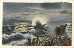 Surf At Waldameer Park Postcard