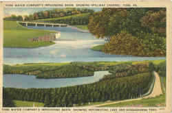 York Water Company's Impounding Basin Pennsylvania Postcard Postcard