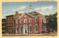 Martin Memorial Library Postcard