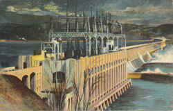 Conowingo Hydro-Electric Plant Postcard
