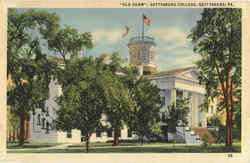 Old Dorm, Gettysburg College Pennsylvania Postcard Postcard