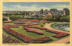 Italian Gardens Postcard