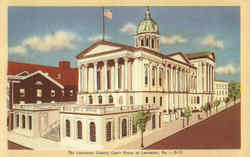 The Lancaster County Court House at Lancaster Postcard