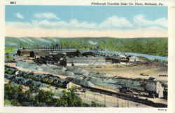 Pittsburgh Crucible Steel Co. Plant Postcard