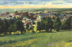 Aerial View of Shenandoah Postcard