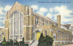 Methodist Church Northumberland, PA Postcard Postcard