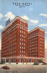 Ford Hotel, State St., Perry Square. Erie, PA Postcard Postcard