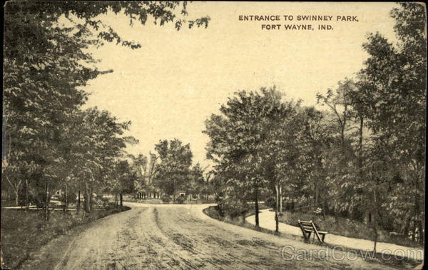 Entrance to Swinney Park Fort Wayne Indiana