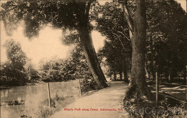 Bicycle Path along Canal Indianapolis