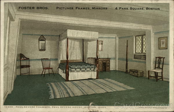Paul Revere Chamber, Paul Revere House Boston Massachusetts