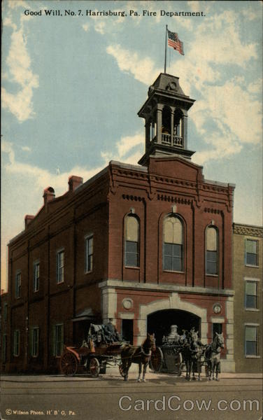 Good Will, No.7. Fire Department Harrisburg Pennsylvania
