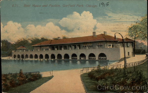 Boat House and Pavilion, Garfield Park Chicago Illinois