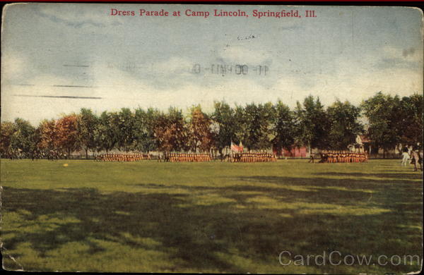 Dress Parade at Camp Lincoln Springfield Illinois