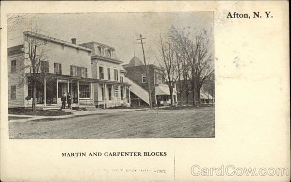 Martin and Carpenter Blocks Afton New York