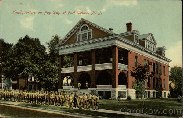Headquarters on Pay Day, Fort Totten Bayside New York