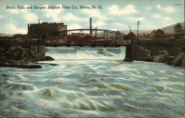 Berlin Falls and Burgess Sulphite Fibre Co New Hampshire