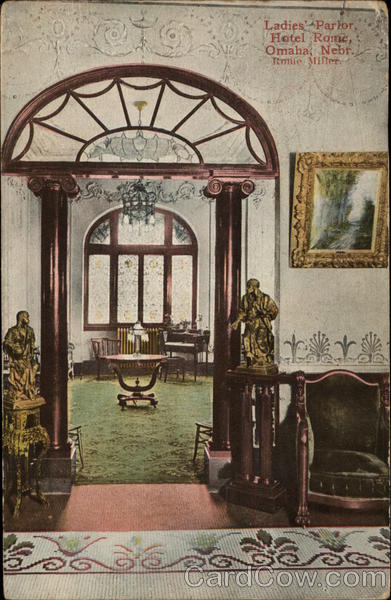 Ladies' Parlor, Hotel Rome Omaha Nebraska