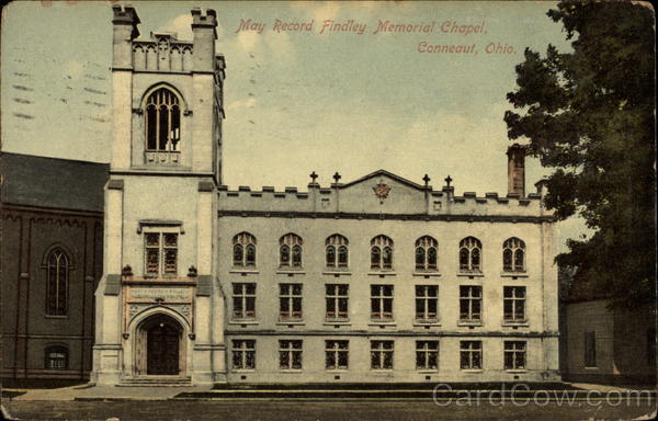 May Record Findley Memorial Chapel Conneaut Ohio