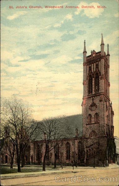 St. John's Church, Woodward Avenue Detroit Michigan