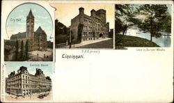 Various Views Cincinnati, OH Postcard 