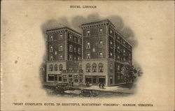 Hotel Lincoln Marion, VA Postcard Postcard